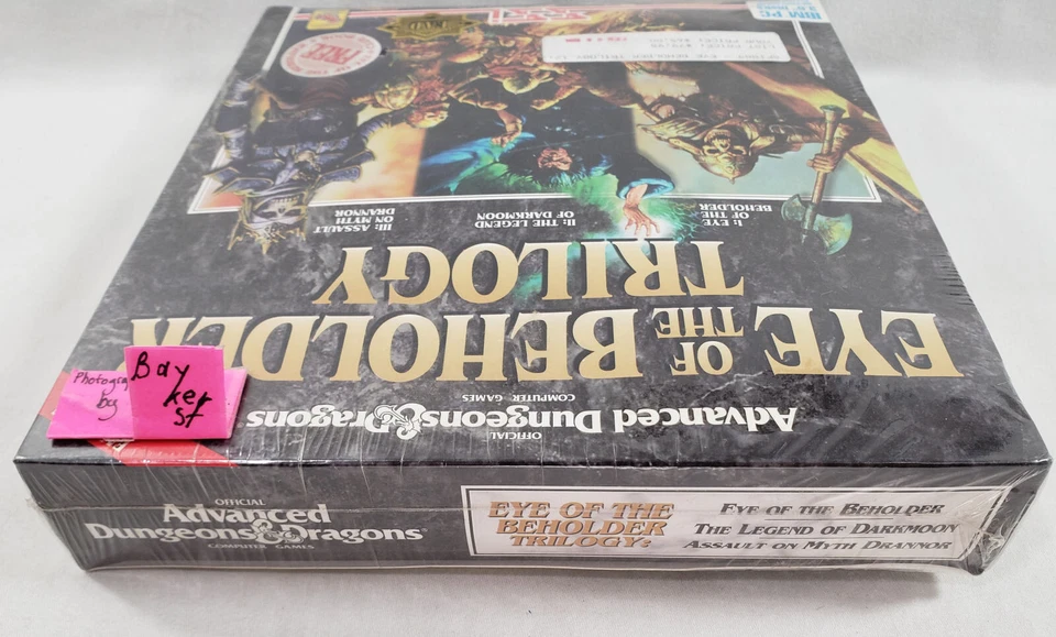 Dungeons Dragons Eye of the Beholder Trilogy PC DOS Big Box NEW SEALED complete - Image 3 of 4