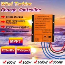 600/800/1000/3000W 12/24/48V MPPT Charge Controller for Wind Turbine Generator