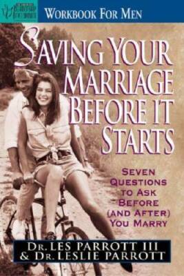 Saving Your Marriage Before It Starts Workbook for Men - Paperback - VERY GOOD