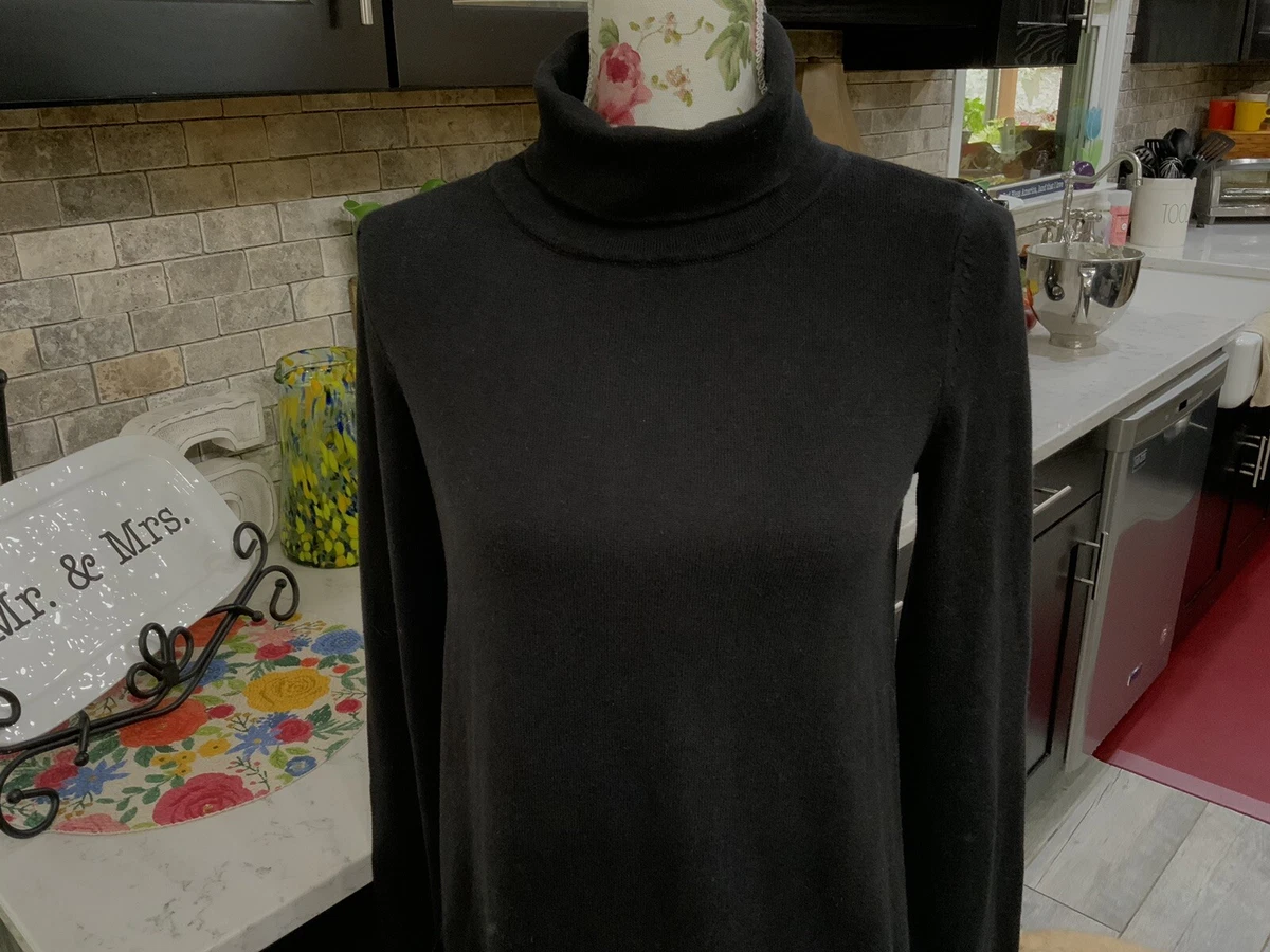 Talbots black deals turtleneck