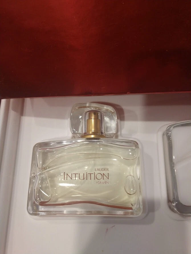 JUEGO DE REGALO VINTAGE LAUDER INTUITION PARA HOMBRE ¡MUY RARO! Nuevo en caja Foto 2 de 3