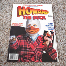 Poster film vintage Howard l'anatra 31 3/4" L x 21 3/4" W dal 1986