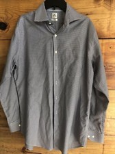 Peter Millar Nanoluxe Classic Dress Shirt 16 LONG LARGE 100 Cotton SOFT