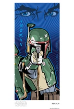 Focused Ready to Fire Bounty Hunter Boba Fett Postmodern Star Wars Art Giclée