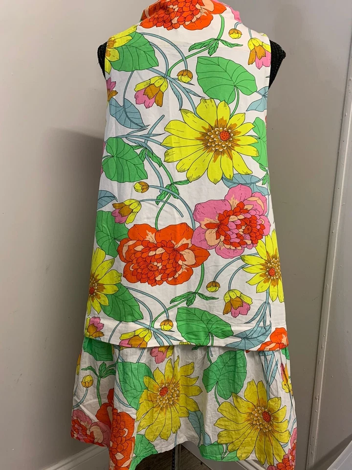 Vestido Alembika Sin Mangas Largo Floral Multicolor 1 Para Mujer A66 Foto 2 de 4