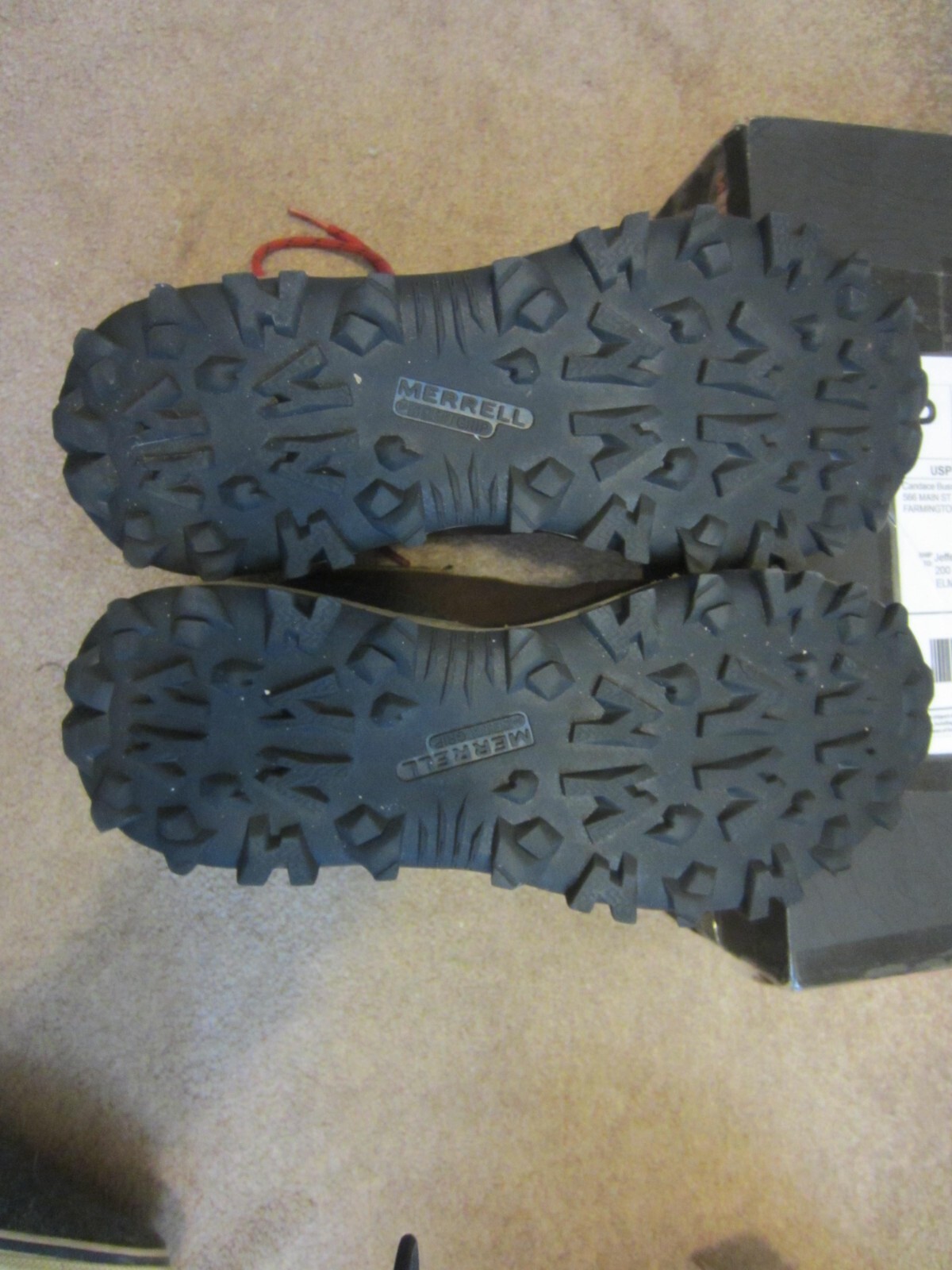 Stivali da trekking invernali uomo 10 Merrell Thermo Kiruna in pelle marrone