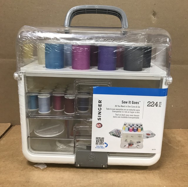 SINGER Sew It Goes Essentials Sewing Kit 224pcs 075691017712 for sale
