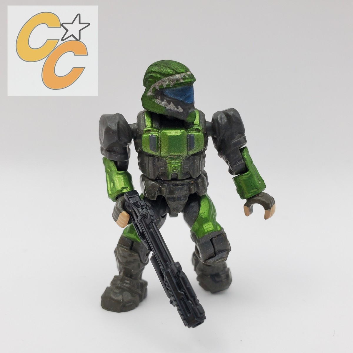 MEGA Bloks Construx HALO Metallic Green ODST Drop pod Mini Figure