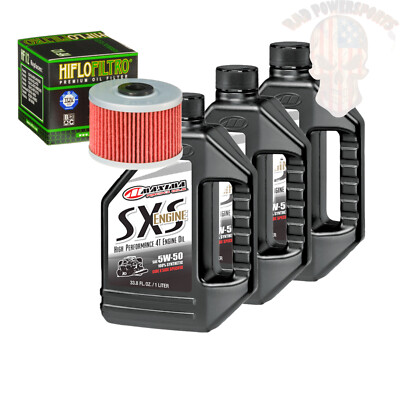 Oil Change Kit For 2007 Polaris Predator 500 Maxima SXS Synthetic 5W-40