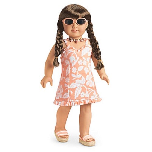 American Girl Molly's 1944 SWIMSUIT Beach Ball TOWEL Bathing suit