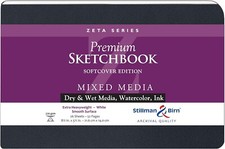 Stillman Birn 901581L Zeta Series Landscape Softcover Premium Sketchbook