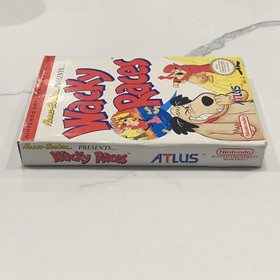 Wacky Races (NES, 1992 ATLUS) Authentic Complete CIB Manual TESTED
