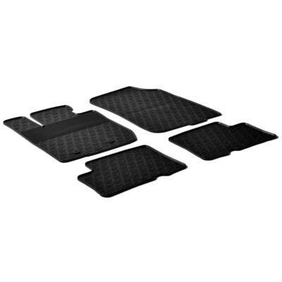 Lampa Rubber Floor Mats Custom Made Compatible for Dacia Duster (05/10>01/18)