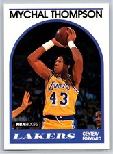 1989-90 NBA Hoops Mychal Thompson Los Angeles Lakers #4