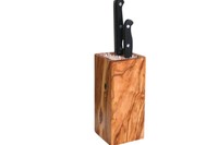 D.O.M. Messerblock Design Aus Olivenholz Holz