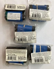 Lot of 5 Fargo 81748 Green Ribbon 1000 Prints ID Cards Pro L Pro LX Cheetah II