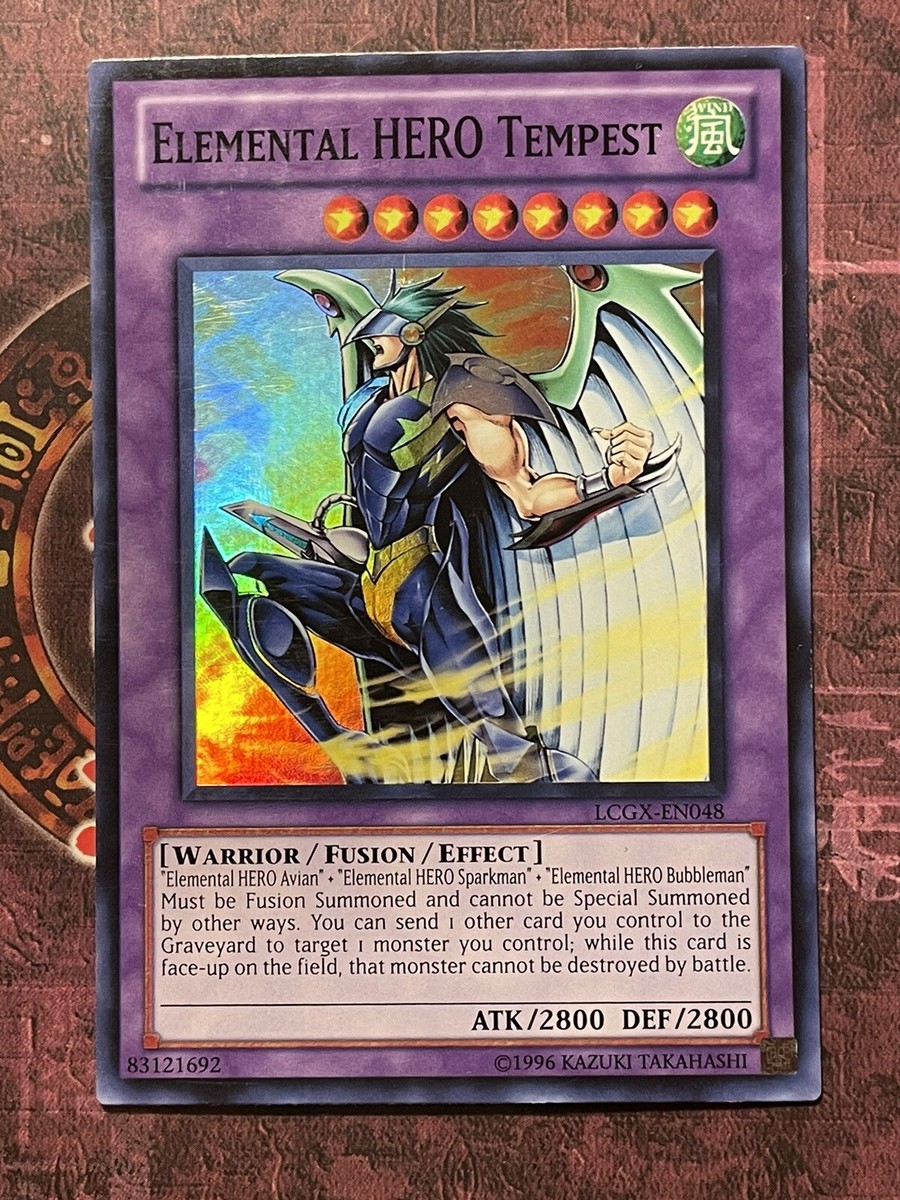 Elemental HERO Tempest - LCGX-EN048 - Super Rare - Unlimited