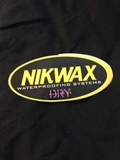 2000 Nikwax Waterproofin Systems sticker. How to be DRY Oval Peel Off Back New