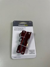 Key Chain Tool 7 Function Pliers Wire Knife Screwdriver Can Opener LED Light New