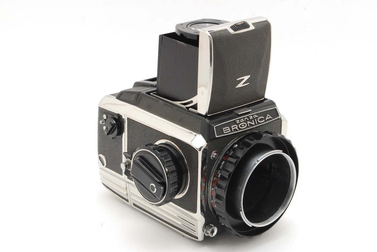 ▶︎Late [N MINT-] Zenza Bronica S2 S2A Silver Film Camera