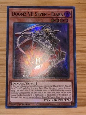 DoomZ VII Seven   Elara DOOD-EN010 - Super Rare  - 1st Edition - NM/M