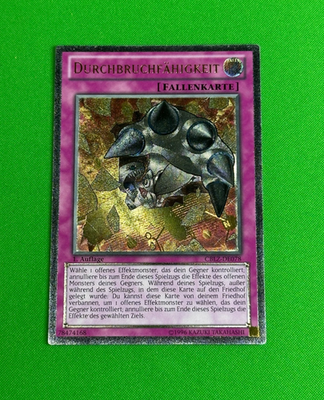 #ad Breakthrough Skill CBLZ EN078 Ultimate Rare 1st Edition German Yu Gi Oh $39.99