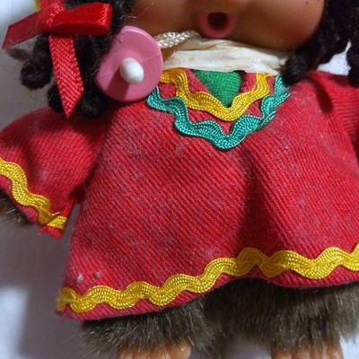 Monchhichi Bebichhichi Jamaica Doll 14cm Sofubi Reggae