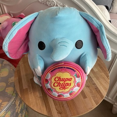 Zuru Snackle LOTTIE Elephant 14  JUMBO Plush CHUPA CHUPS Squishy Pillow