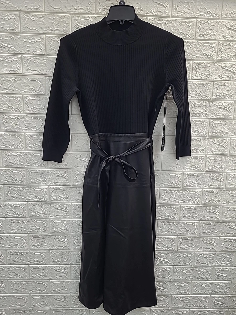 black dress with brown leather jacket Einsley Leather Jacket – Retrofete main image 0