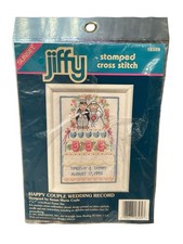 Sunset Jiffy Cross Stitch Happy Couple Weddin...
