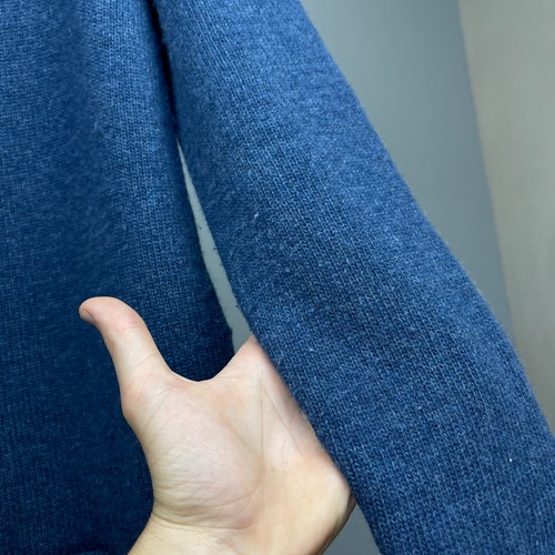 Celtic & Co. Damen Strickpullover blau Lammwolle - Größe L - Bild 10 von 13