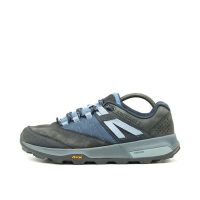 Merrell Damen J99740 Schuhe Blau Grau Nubukleder Trail Wanderschuhe EU 38.5