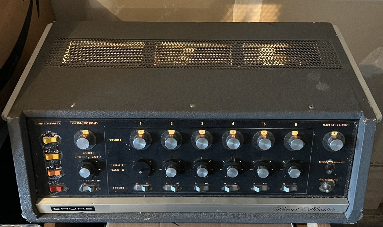 Vintage 1960's Shure Vocal Master PA Mixer Preamplifier VA 300-C AS IS