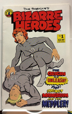 DON SIMPSON'S BIZARRE HEROES #1 (1990) VF KITCHEN SINK COMIX