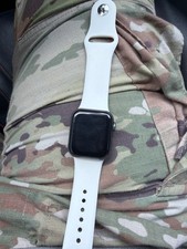 Apple Watch Series 5 40mm Space Gray Aluminium Case with Black Sport Band - S/M