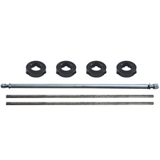 Axle 1" Diameter 44" Steel Axle Rod 1 "split lock collar For ATV Go-Karts Quads