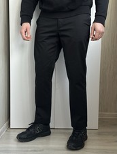 Spoke Mens Chino Trousers Size 34 Black Sharps Straight leg