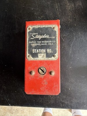Simplex Time Recorder Co. Station #23 Without key
