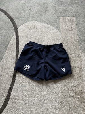 Rugby Shorts Herren blau Macron Scotland XL Top Zustand
