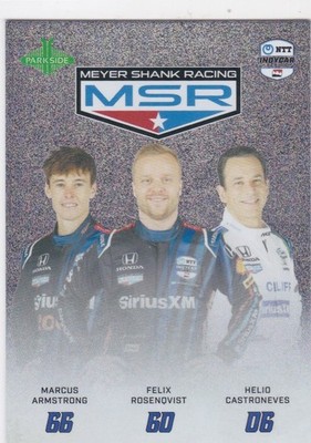 2025 Parkside Indy Car TEAM PREVIEW MEYER SHANK RACING SPECKLE ARMSTRONG/FELIX/