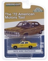 Greenlight - Amc Matador Cab 1972 Gelbes Taxi Im Blister Verkauft - 1/64 - Gr...