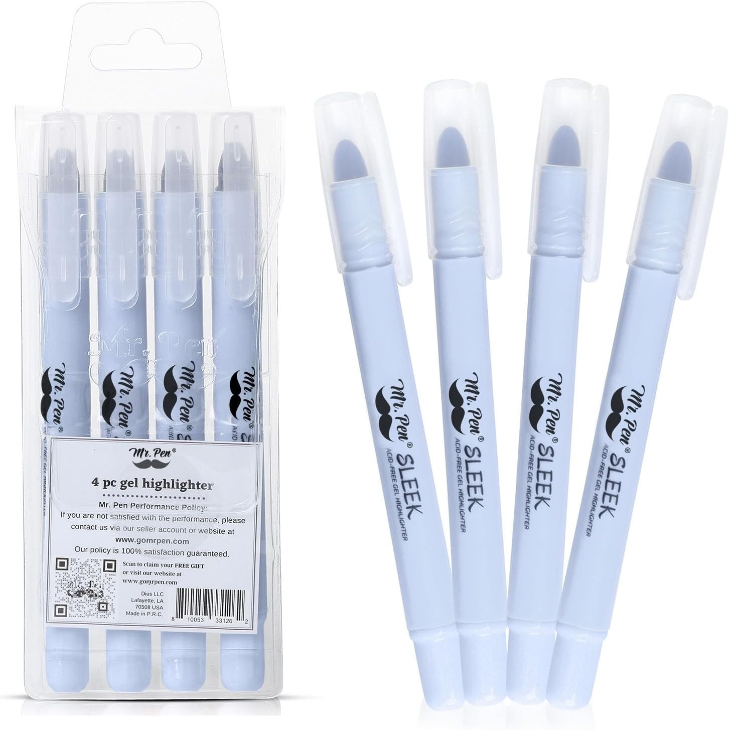S, 4 Pack, Lavender, Bible Highlighters For Bibles That