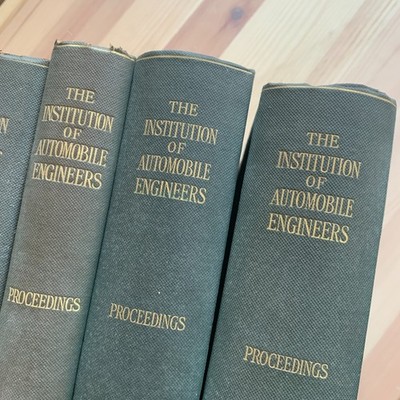 Institution of Automobile Engineers Proceedings 1906-1939 gebundene Bände IAE