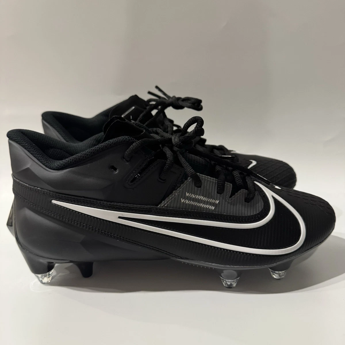 Nike Alpha‎ Menace 4 Elite Black White Football Cleats HF5107-001 Men’s Sz 13.5W Nike Alpha Menace 4 Elite Football Cleats | Mercari main image 4