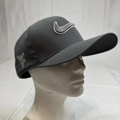 Nike Golf Classic99 Hat Fitted L/XL Gray West Virginia University WV