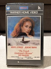 THE FRENCH LIETENANT’S WOMAN (1981) VHS Tape Big Box Ex Rental - Warner Pre Cert