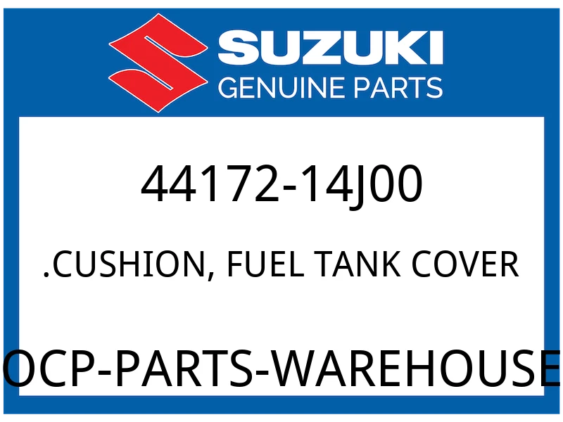 CUSHION, FUEL TANK COVER