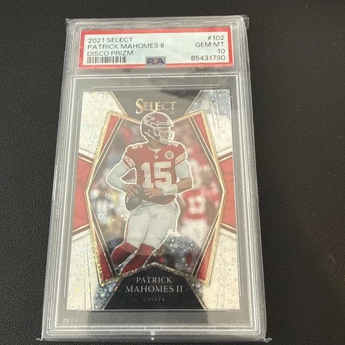 2021 Panini Select - Patrick Mahomes II #102 Disco Prizm PSA 10