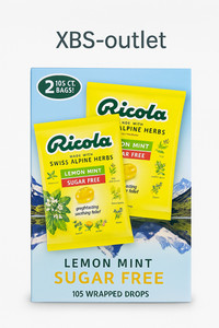 Ricola Sugar Free Lemon Mint Cough Drops - 45 Count Bag For Soothing Throats 9 thumbnail image