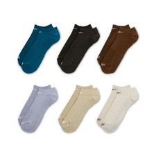 Nike Everyday Plus No Show Cushioned Socks Multi Color 6-Pack